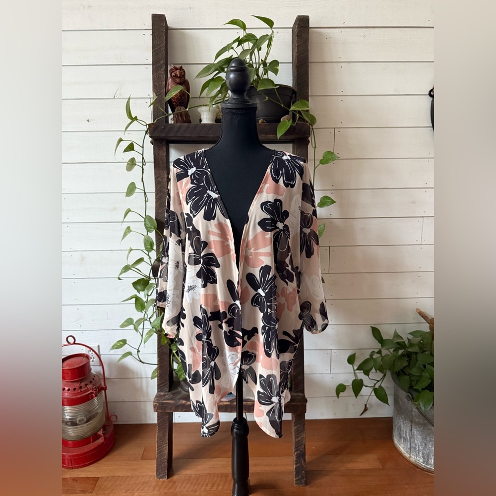 Chunoy Floral Kimono Cardigan
